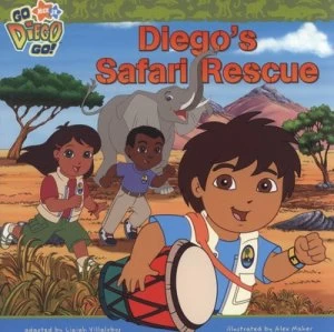 Image of Diegos Safari Rescue by Nickelodeon Book