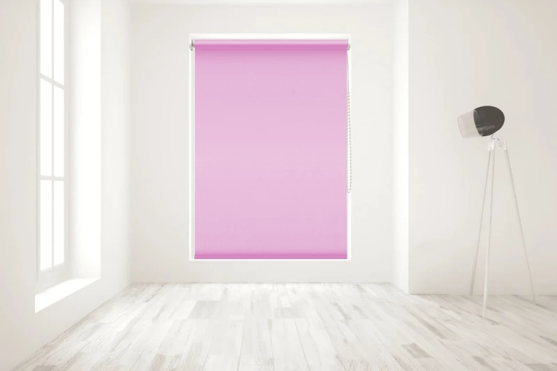 Image of Blinds Outlet Blackout Roller Blind in Pink Size: 210cm width x 160cm drop Pink Unisex 210cm width x 160cm drop