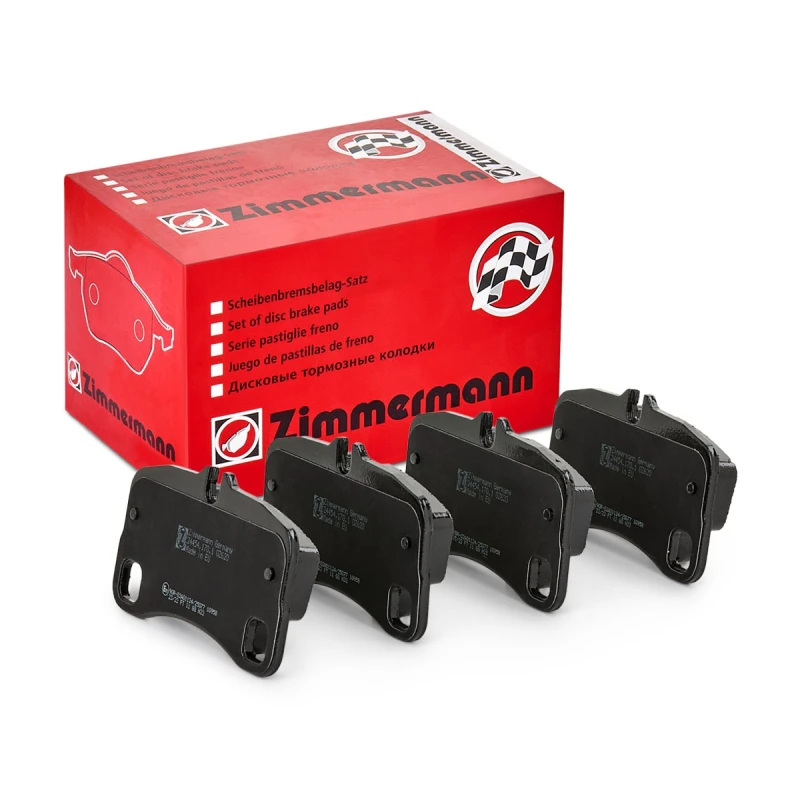 Image of ZIMMERMANN 24454.170.1 Brake pad set Rear Axle, prepared for wear warning indicator, Photo corresponds to scope of supply Brake Pad Set,disc brake (4