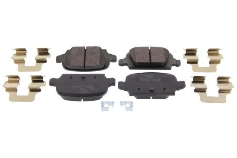 Image of MAPCO 6711 Brake pad set Rear Axle, with acoustic wear warning Brake Pad Set,disc brake (402)