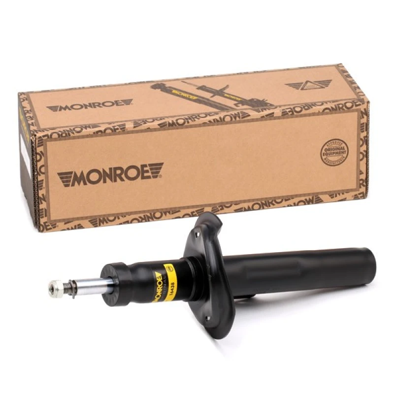 Image of MONROE 16438 Shock absorber MONROE Original (Gas Technology) Gas Pressure, Twin-Tube, Suspension Strut, Bottom Clamp Shock Absorber (854)