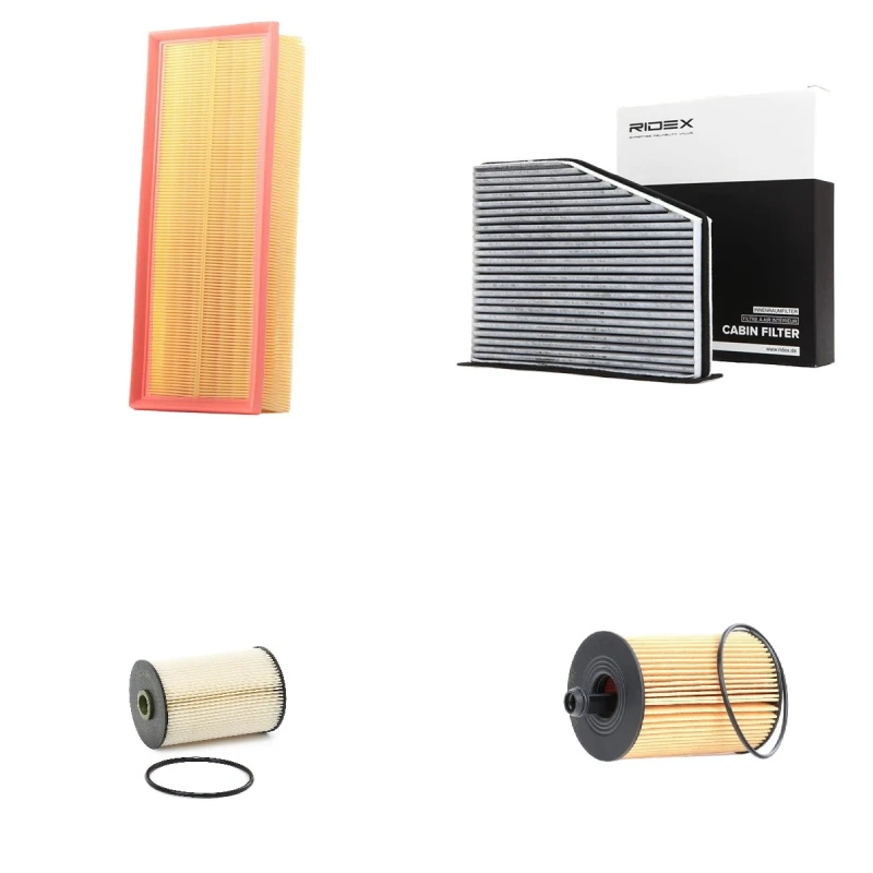 Image of RIDEX 4055F11236 Filter Set with gaskets/seals, with pre-filter Filter Set (4055)
