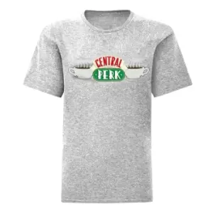 Image of Friends Womens/Ladies Central Perk Boyfriend T-Shirt (3XL) (Heather Grey)