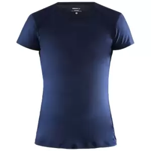 Image of Craft Womens/Ladies ADV Essence Slim Short-Sleeved T-Shirt (L) (Blaze)
