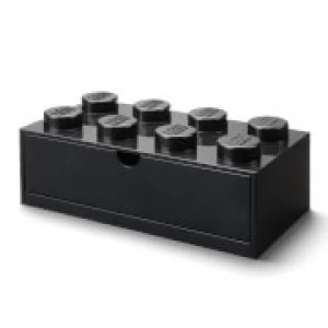 LEGO Storage Desk Drawer 8 - Black