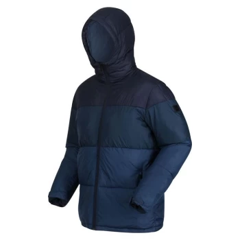 Image of Regatta Carnan Insulated Padded Jacket - Nvy/MnLtDnm