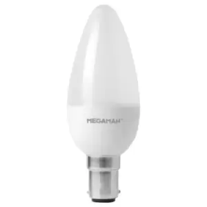 Image of Megaman 3.5W LED B15/SBC Candle Warm White 360° 250lm Dimmable - 145502