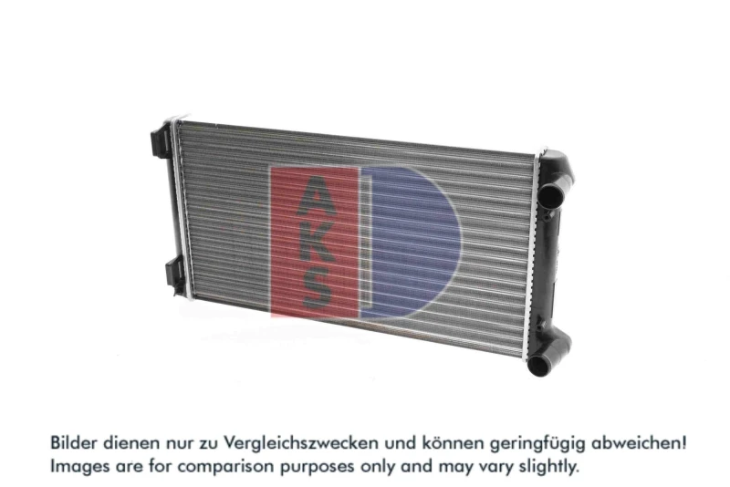Image of AKS DASIS 080046N Engine radiator Aluminium, Mechanically jointed cooling fins Radiator,engine cooling (470)