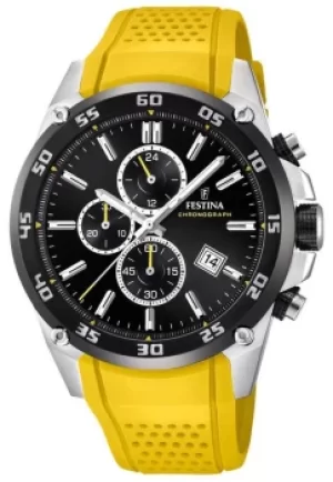 Image of Festina Mens Originals Tour Of Britain 2017 Yellow F20330/3 Watch