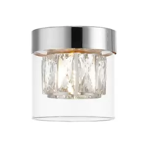 Image of Gem Surface Mounted Downlight, Chrome, 1x G9