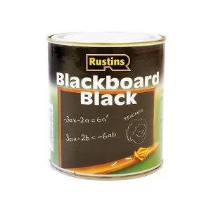 Image of Rustins Quick Dry Blackboard Black 1 litre