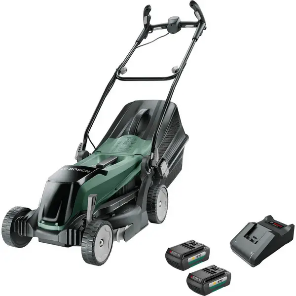 image of Bosch EasyRotak 36-550 36V 2 x 2Ah Li-ion Cordless Rotary Lawnmower