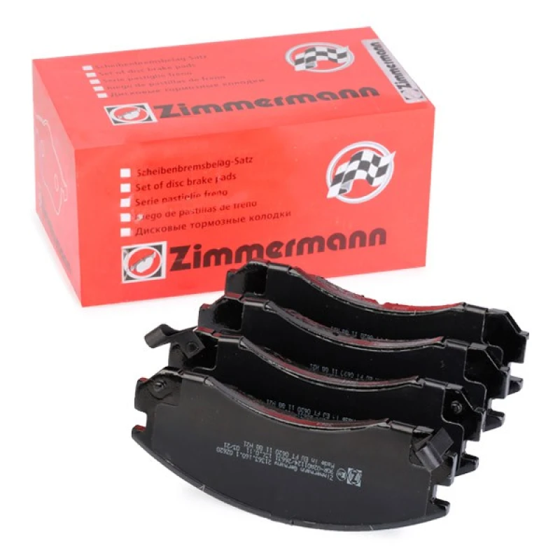 Image of ZIMMERMANN 21363.160.1 Brake pad set Front Axle, with acoustic wear warning, Photo corresponds to scope of supply Brake Pad Set,disc brake (402)
