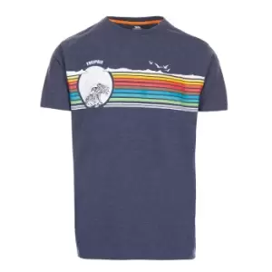 image of Trespass Mens Lakehouse T-Shirt (3XL) (Navy Marl)