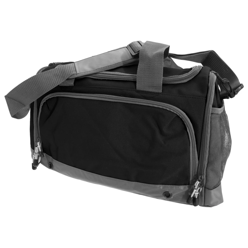Image of Bagbase Sports Holdall Duffle Bag in Black Unisex One Size