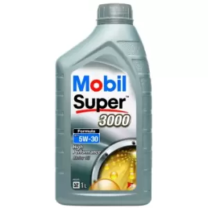 image of 6 x Mobil Super 3000 Formula C1 5W-30 Synthetic 1L Engine Oil Lubricant 152318