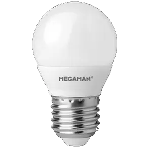 image of Megaman RichColour 5.5W LED ES/E27 Golf Ball Warm White 360° 470lm Dimmable - 142592