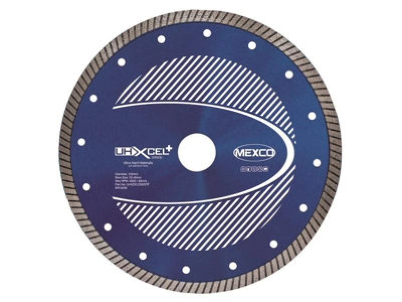 Image of Mexco Uhxcel23025Tf Uhxcel+ Ultra Hard Plus Diamond Blade 230 X 25.4mm