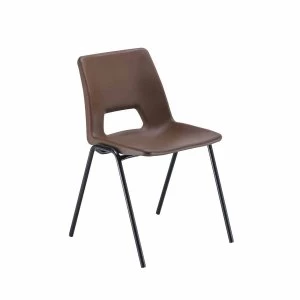 image of TC Office Economy Polypropylene Chair, Brown