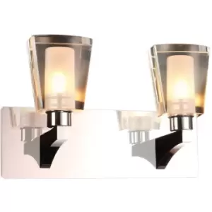 image of Italux Laurine Modern 2 Light Wall Lamp, G9