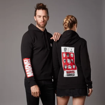 Image of Marvel Earth's Mightiest Unisex Hoodie - Black - L - Black