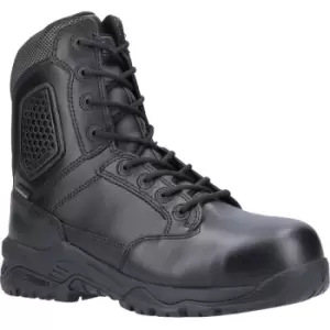 Image of Magnum Strike Force 8.0 Mens Leather Uniform Safety Boots (10 UK) (Black) - Black