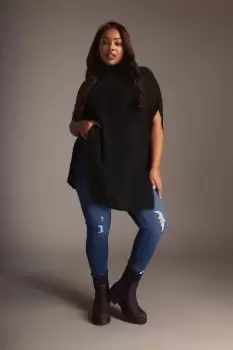 Image of Grace Turn Up Ripped Jegging