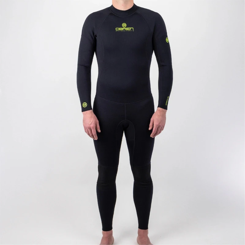 Image of Obrien Mens Elite Thermo Premium Neoprene Thermal Full Wetsuit Black male X Small
