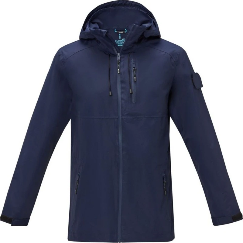 Image of Elevate NXT Mens Kai Circular Lightweight Jacket in Navy Size: XS Navy Male XS