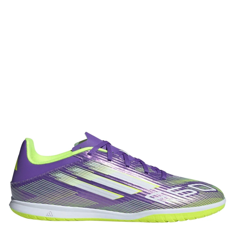 Image of adidas F50 Club Adults Indoor Football Boots Purple/White male 11.5(46.7)
