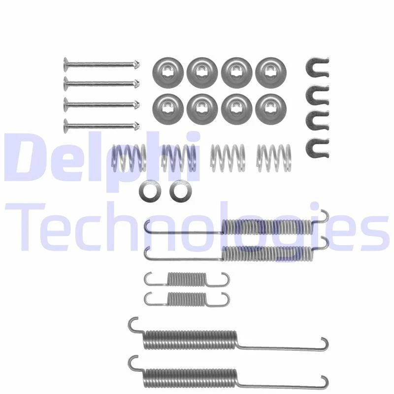 Image of DELPHI Brake shoe fitting kit DELPHI LY1271