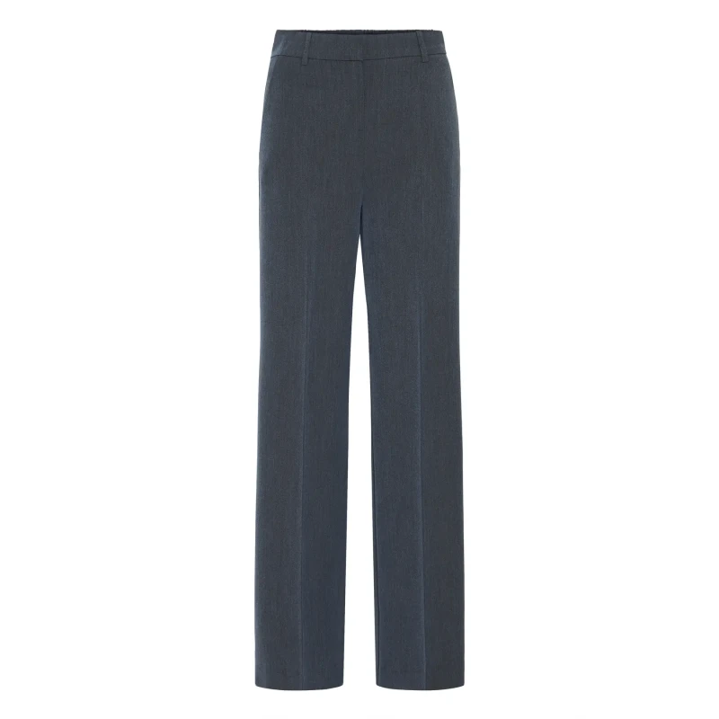 Image of b.Young Womens Trousers b.young Danta Wide Leg 2 Bleu Female 34