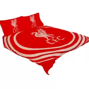 Image of Liverpool FC Pulse Double Duvet Set (One Size) (Red)