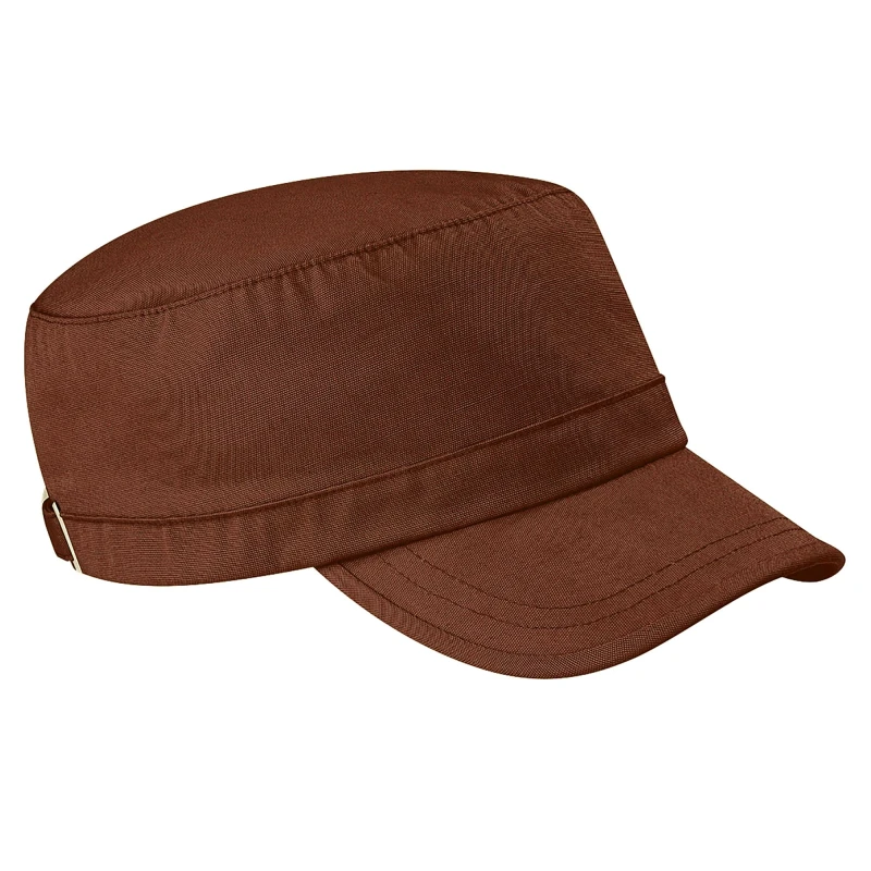 Image of Beechfield Beechfield Army Cap Headwear Pack of 2 in Chocolate Chocolate One Size Unisex 5059269087852