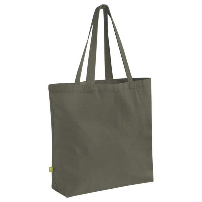 Image of Westford Mill Womens Maxi Tote Bag in Dark Olive Dark Olive Female One Size