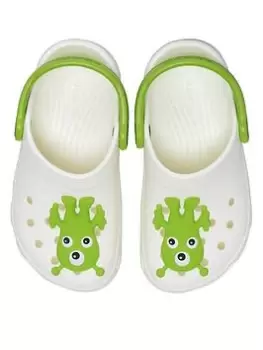 Crocs Classic Alien Character Clog Toddler, White, Size 7 Younger