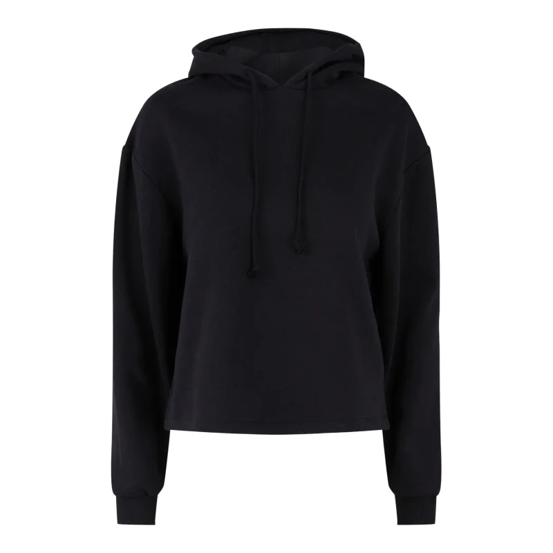 Image of Pieces Womens Hoodie Pieces Chilli Noir Female S