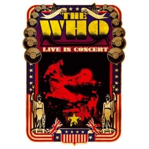 image of The Who - Live in Concert Greetings Card