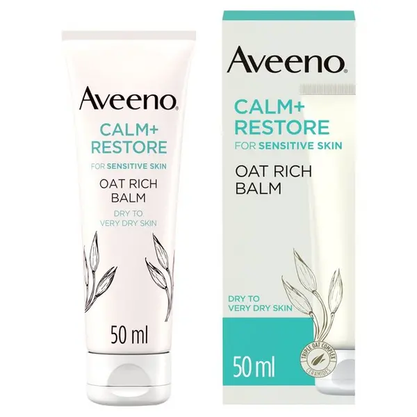 image of Aveeno Calm & Restore Oat Rich Balm 50ml