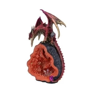 Image of Crystal Glow Orange Dragon Backflow Incense Burner