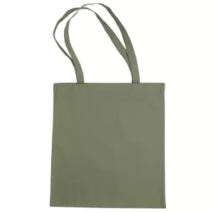 Image of Jassz Bags "Beech" Cotton Large Handle Shopping Bag / Tote (Pack of 2) (One Size) (Eucalyptus)