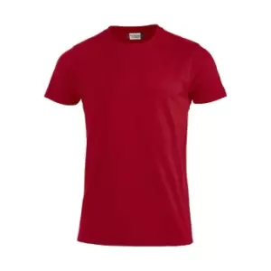 image of Clique Mens Premium T-Shirt (S) (Red)