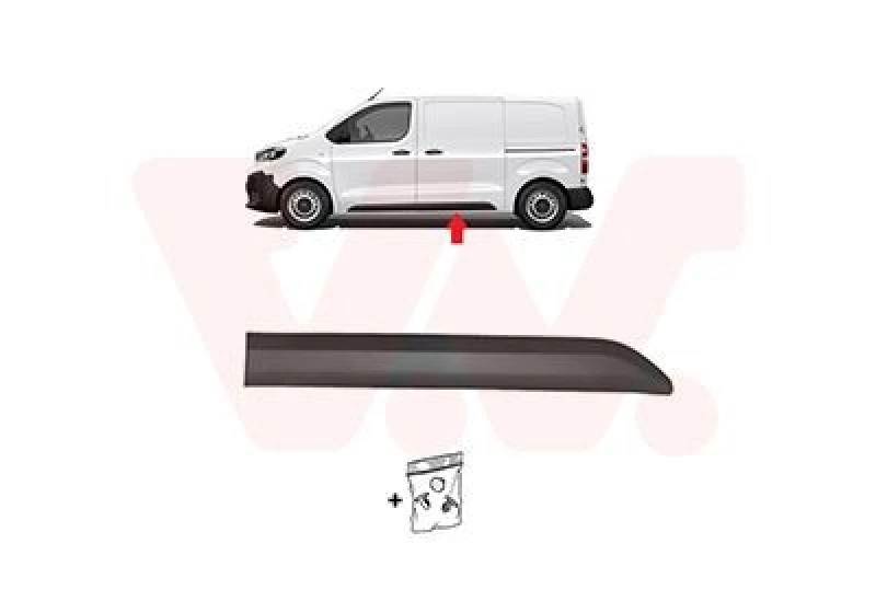 Image of VAN WEZEL Door moulding trim VAN WEZEL 0944405