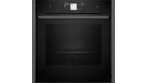 image of Neff B64FT53G0B N90 Slide and Hide Built-In Electric Single Oven Graphite