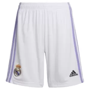 image of 2022-2023 Real Madrid Home Shorts (White) - Kids