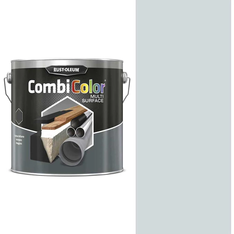 Image of Rust Oleum CombiColor Multi Surface Paint 7381MS.0.75 Colour: Light Grey