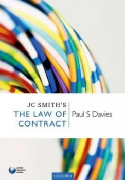 Image of Jc Smiths the Law of Contract By Paul S Davies Book
