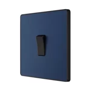 BG Evolve Matt Blue Single Intermediate Light Switch 20A 16Ax - PCDDB13B - main image