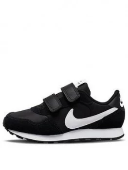 image of Nike Md Valiant Childrens Trainer, Black/White, Size 2