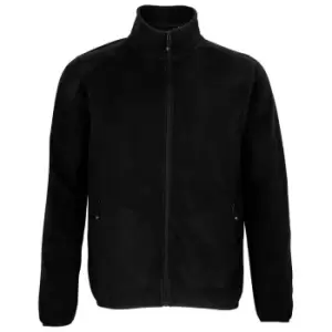 Image of SOLS Mens Factor Recycled Fleece Jacket (5XL) (Black)